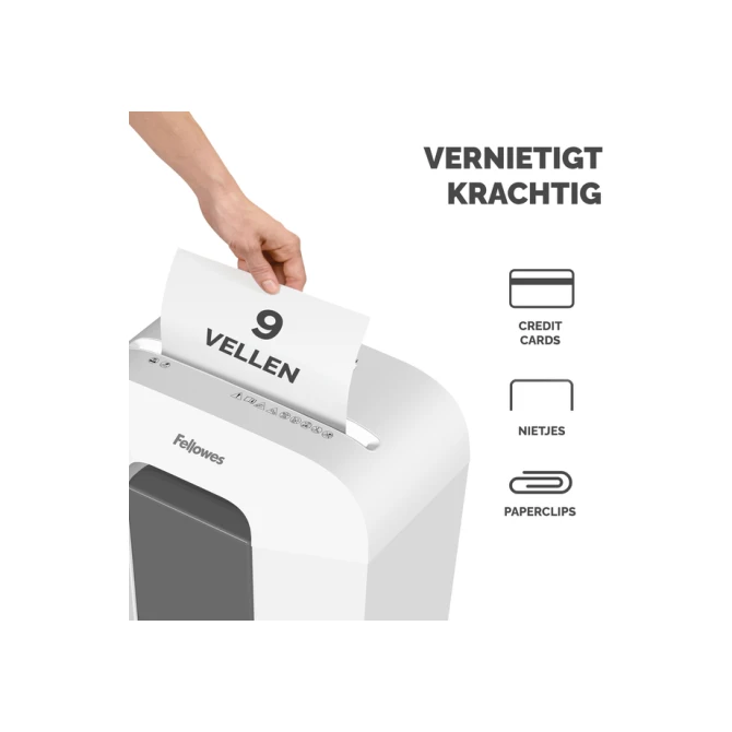 Papiervernietiger Fellowes Powershred LX50 snippers 4x37mm wit