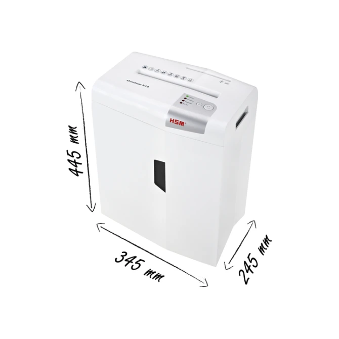 Papiervernietiger HSM shredstar X10 snippers 4.5x30mm