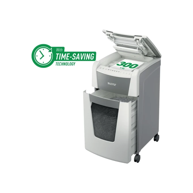 Papiervernietiger Leitz IQ Auto+ Office 300 P4 snippers 4x28mm