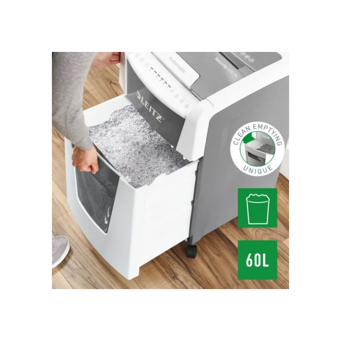 Papiervernietiger Leitz IQ Auto+ Office 300 P4 snippers 4x28mm