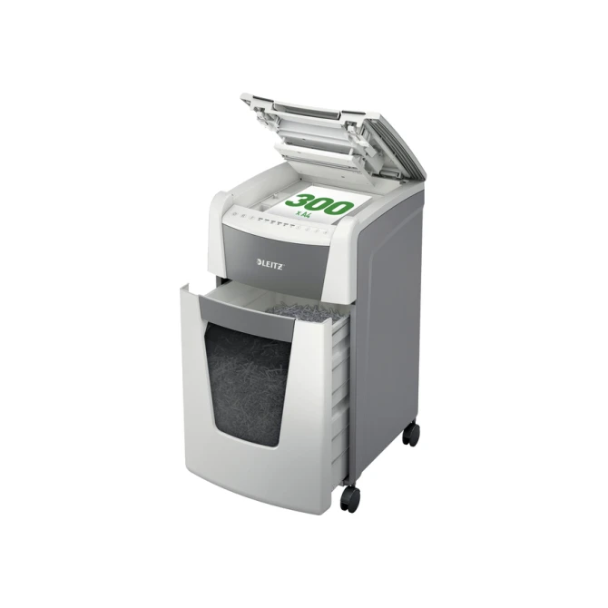 Papiervernietiger Leitz IQ Auto+ Office 300 P4 snippers 4x28mm
