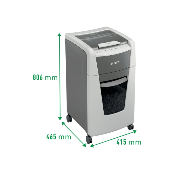 Papiervernietiger Leitz IQ Auto+ Office 300 P5 snippers 2x15mm