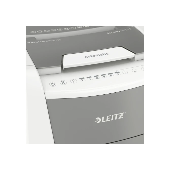 Papiervernietiger Leitz IQ Auto+ Office 300 P5 snippers 2x15mm