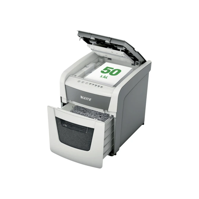 Papiervernietiger Leitz IQ Auto+ Small Office 50X P4 snippers 4x28mm