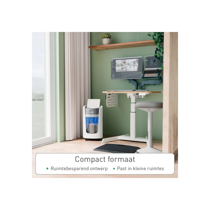 Papiervernietiger Leitz IQ OptiMax 225 Home Office P5 snippers 2x15mm