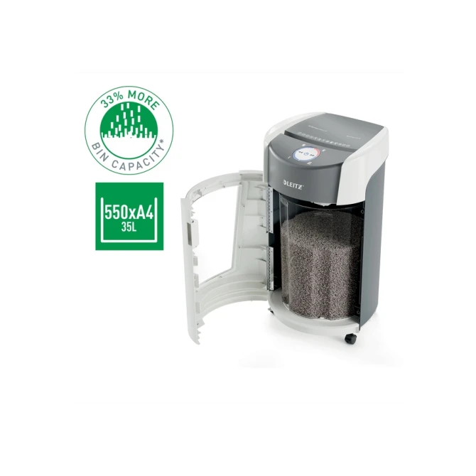 Papiervernietiger Leitz IQ OptiMax 550 Office P5 snippers 2x15mm