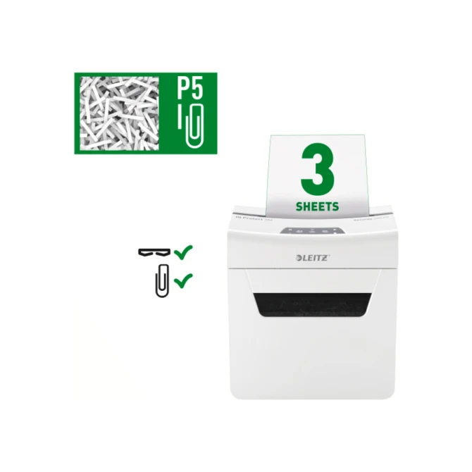 Papiervernietiger Leitz IQ Protect Premium 3M snippers 2x15mm