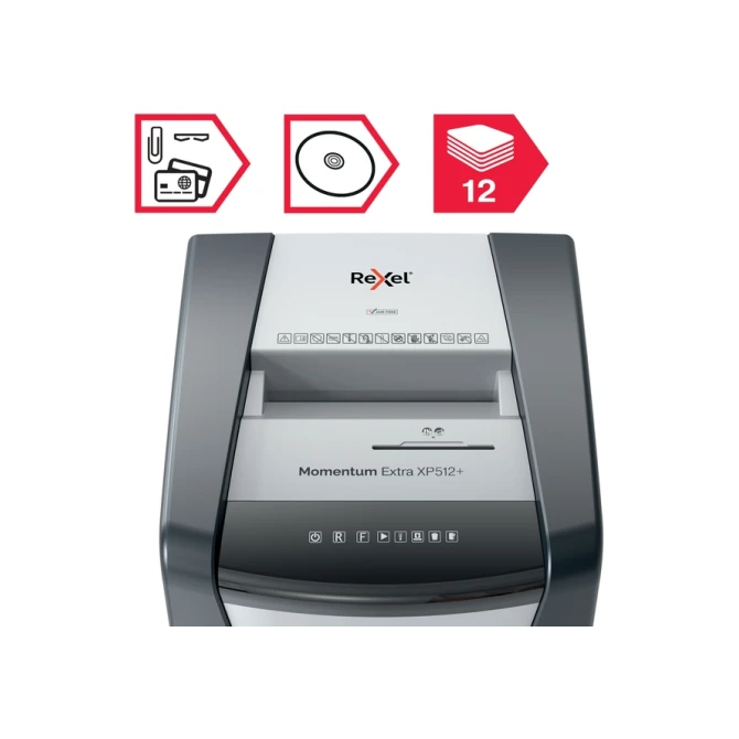 Papiervernietiger Rexel Momentum Extra XP512+ snippers 2x15mm