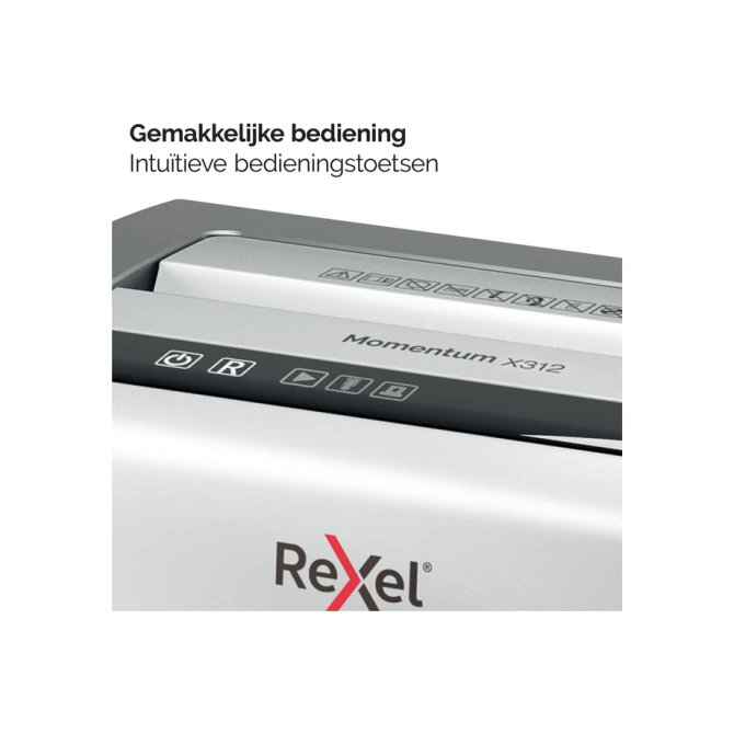 Papiervernietiger Rexel Momentum X312 snippers 5x42mm