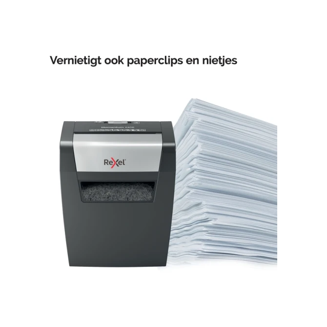 Papiervernietiger Rexel Momentum X406 snippers 4x28mm