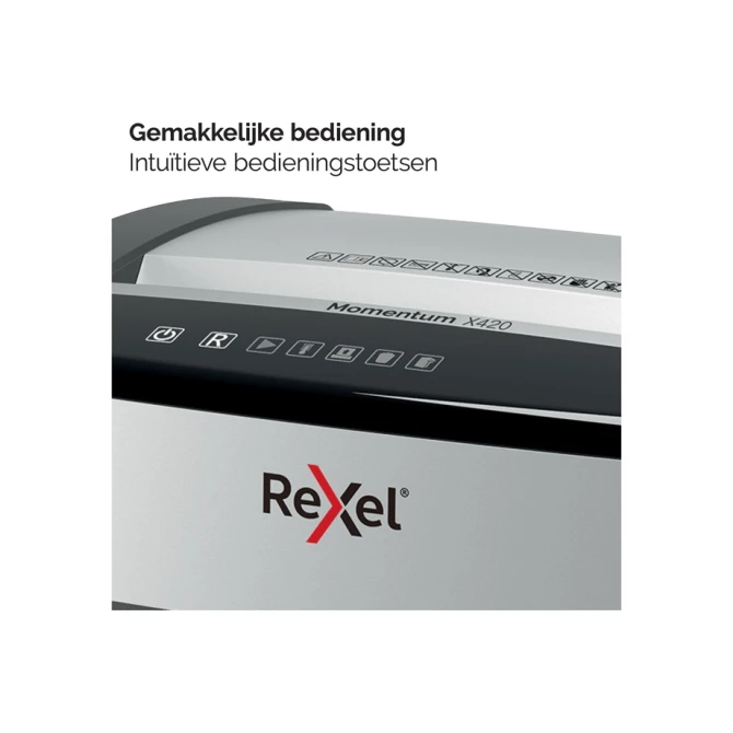 Papiervernietiger Rexel Momentum X420 snippers 4x40mm