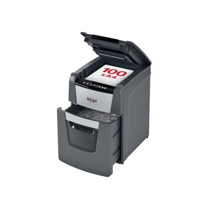 Papiervernietiger Rexel Optimum Auto+ 100M P5 snippers 2x15mm