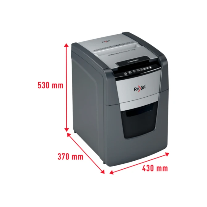 Papiervernietiger Rexel Optimum Auto+ 100X P4 snippers 4x28mm