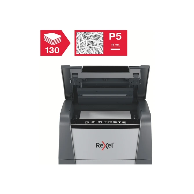 Papiervernietiger Rexel Optimum Auto+ 130M snippers 2x15mm