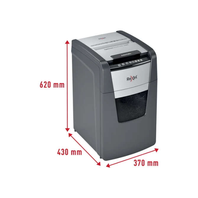 Papiervernietiger Rexel Optimum Auto+ 130M snippers 2x15mm