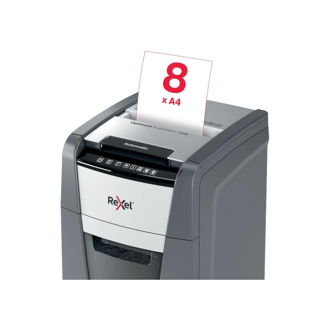Papiervernietiger Rexel Optimum Auto+ 130X P4 snippers 4x28mm