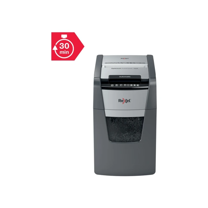 Papiervernietiger Rexel Optimum Auto+ 150X P4 snippers 4x28mm