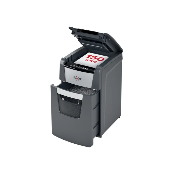 Papiervernietiger Rexel Optimum Auto+ 150X P4 snippers 4x28mm
