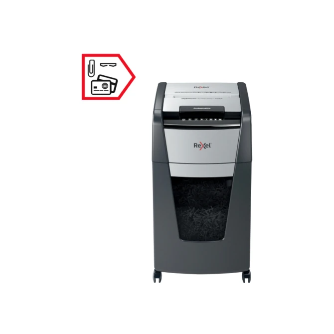 Papiervernietiger Rexel Optimum Auto+ 225X P4 snippers 4x26mm