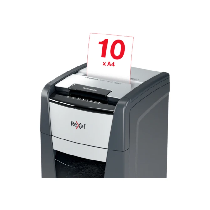 Papiervernietiger Rexel Optimum Auto+ 225X P4 snippers 4x26mm