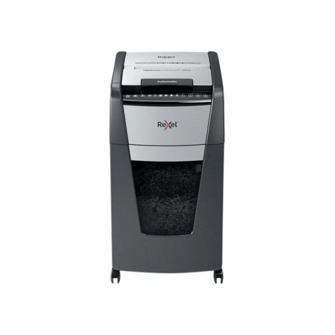Papiervernietiger Rexel Optimum Auto+ 300X P4 snippers 4x26mm
