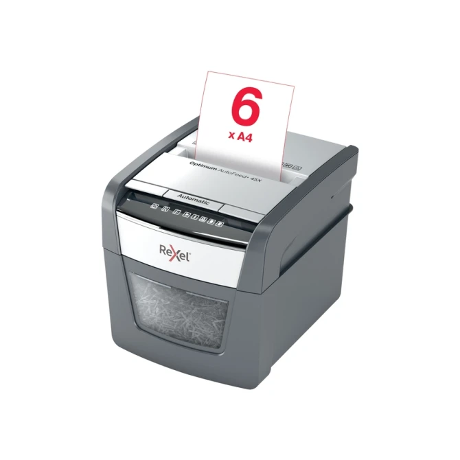 Papiervernietiger Rexel Optimum Auto+ 45X snippers 4x28mm