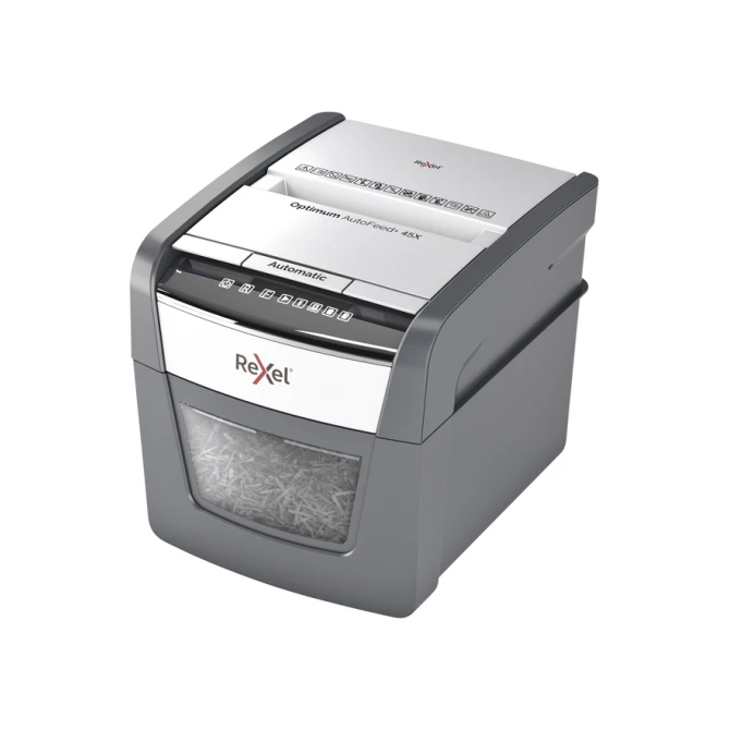 Papiervernietiger Rexel Optimum Auto+ 45X snippers 4x28mm