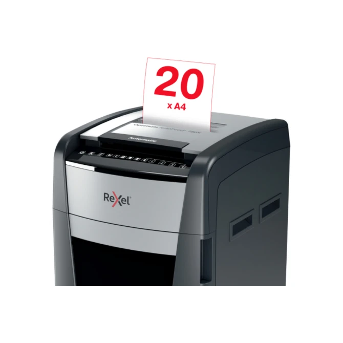 Papiervernietiger Rexel Optimum Auto+ 750X P4 snippers 4x30mm