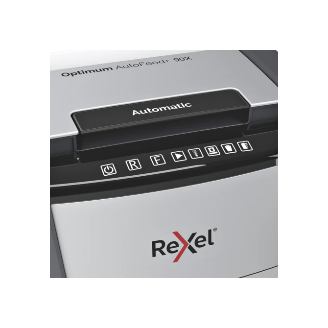 Papiervernietiger Rexel Optimum Auto+ 90X snippers 4x28mm