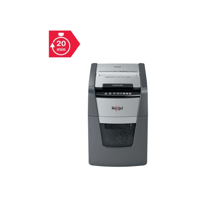 Papiervernietiger Rexel Optimum Auto+ 90X snippers 4x28mm