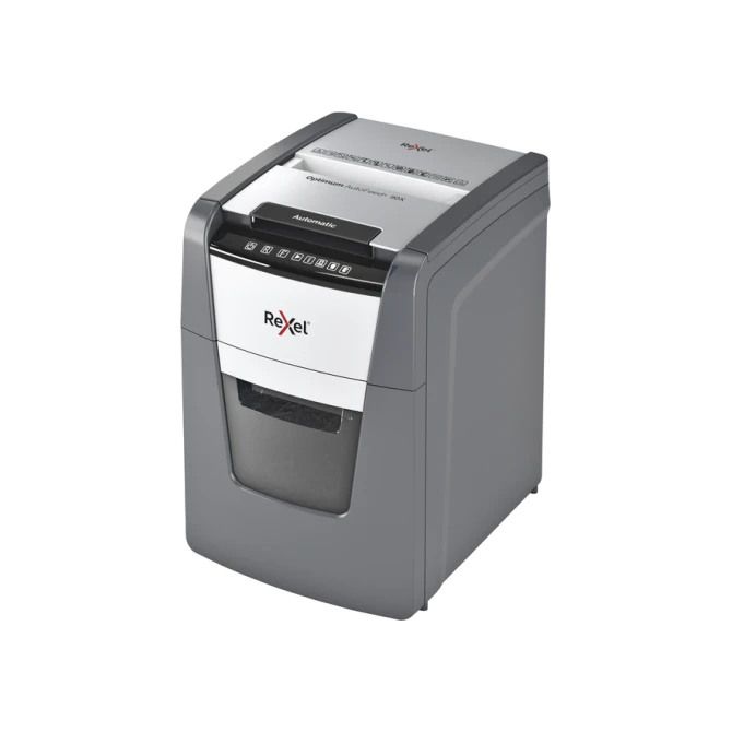 Papiervernietiger Rexel Optimum Auto+ 90X snippers 4x28mm