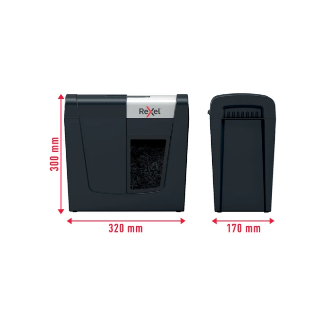 Papiervernietiger Rexel Secure MC3 P5 snippers 2x15mm