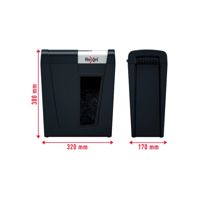 Papiervernietiger Rexel Secure MC4 P5 snippers 2x15mm