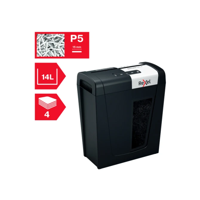 Papiervernietiger Rexel Secure MC4 P5 snippers 2x15mm