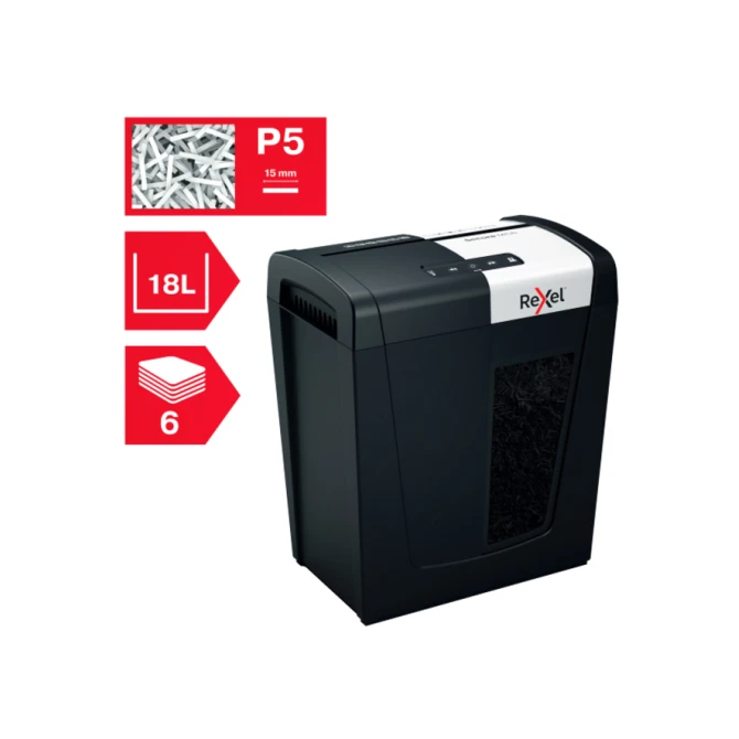 Papiervernietiger Rexel Secure MC6 snippers P5 2x15mm