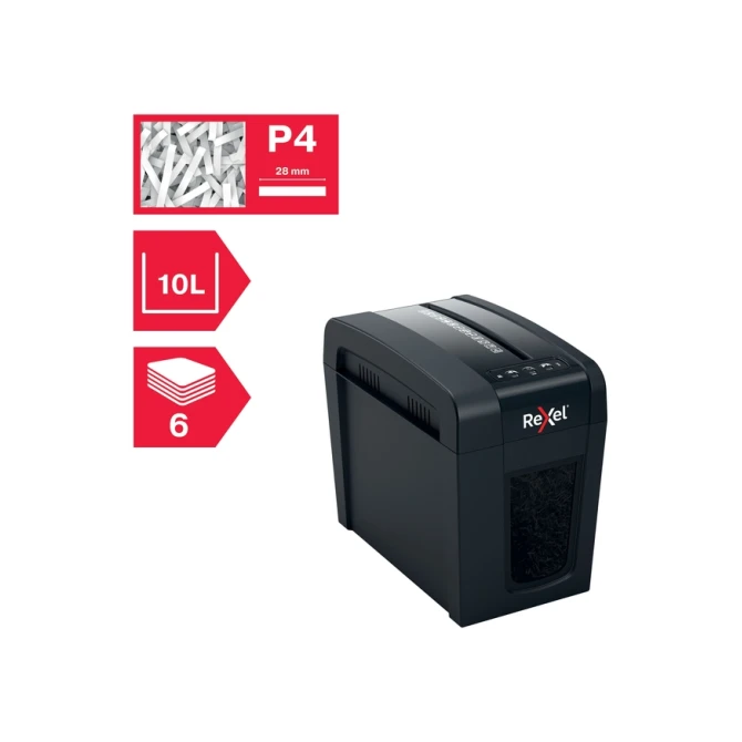 Papiervernietiger Rexel Secure X6-SL snippers 4x40mm