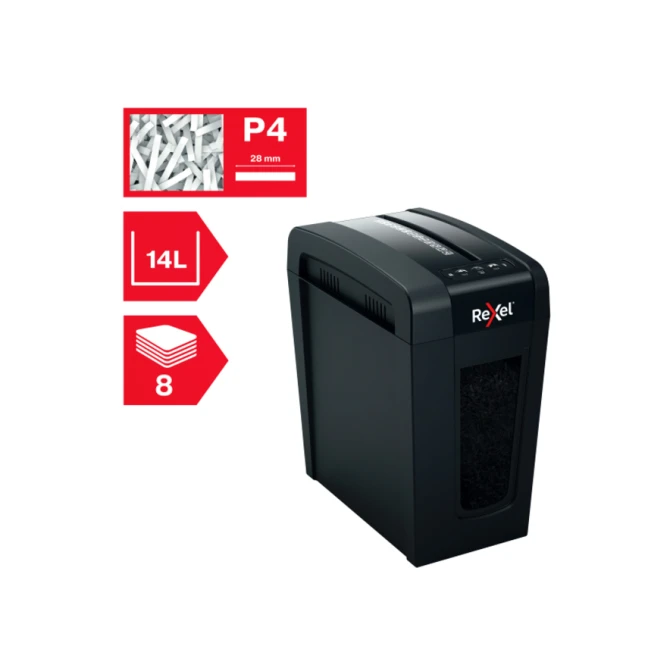 Papiervernietiger Rexel Secure X8-SL P4 snippers 4x40mm