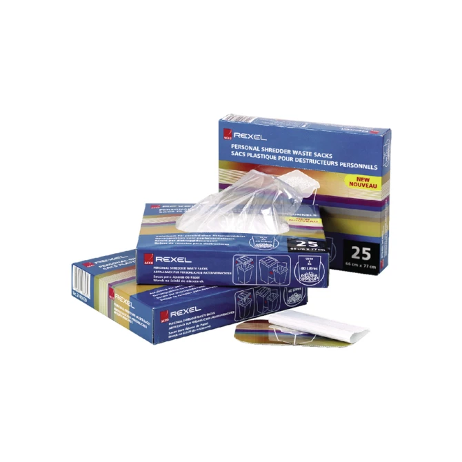 Papiervernietigerzak Rexel 240x98cm 115 liter 100 stuks