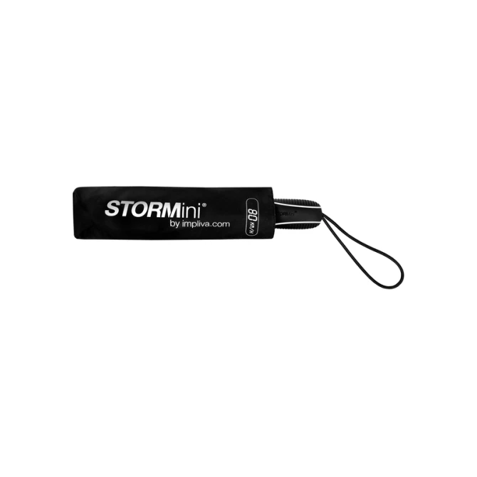 Paraplu STORMaxi®  opvouwbaar  Ø 90cm handmatige sluiting windproof zwart