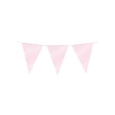 Party Flag Foil Baby Pink