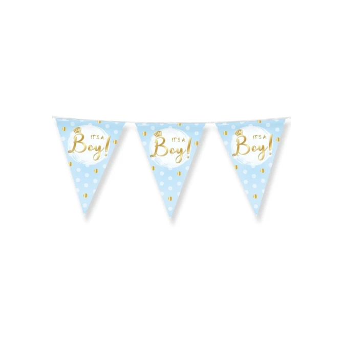 Party Flags foil It's a boy!