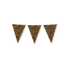 Party Flags foil Tiger Safari