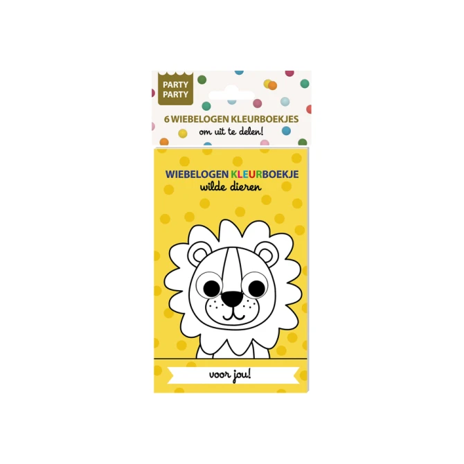 Party Party 6 Wiebelogen KB Wilde dieren Interstat