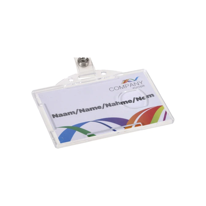 Pashouder Europel open met afroller 54x85mm