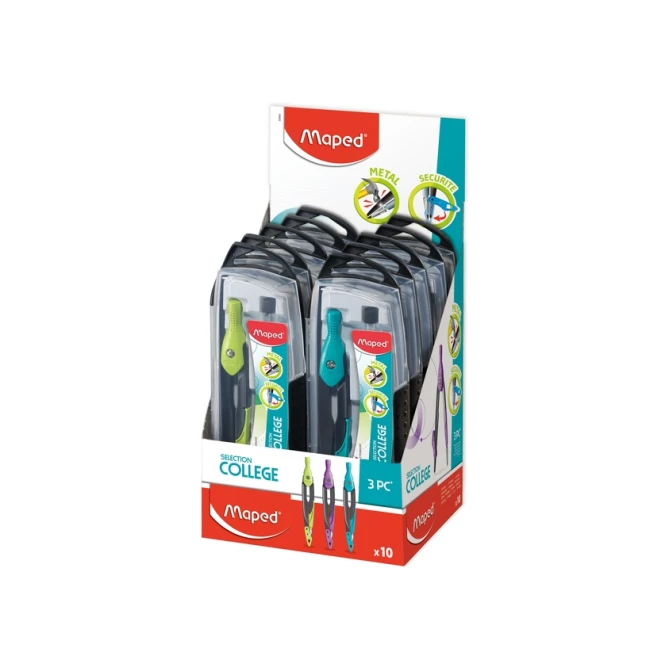 Passer Maped Metal Open 3-delig display à 10 stuks assorti