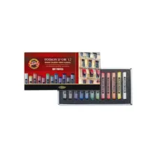 Pastelkrijt Koh-I-Noor Toison 8512 rond 12 stuks assorti Pastelkrijt Koh-I-Noor Toison 8512 rond 12 stuks assorti