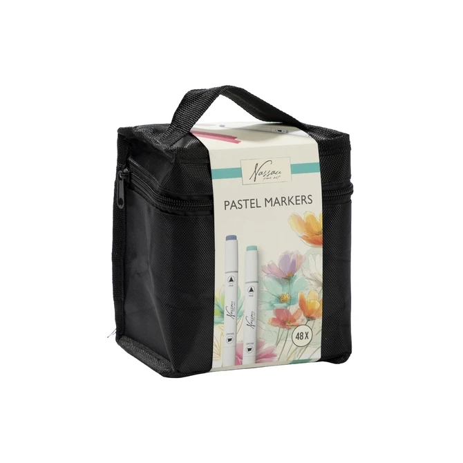 Pastelmarkers Nassau set à 48 kleuren