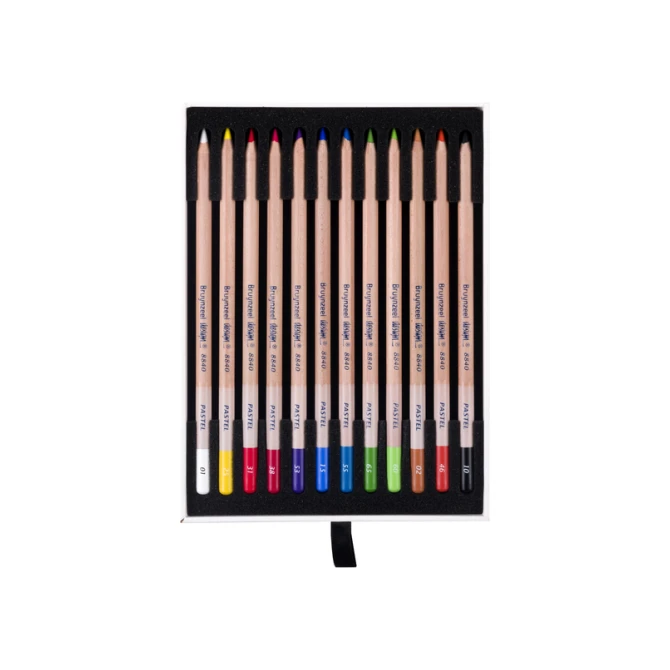 Pastelpotlood Bruynzeel Design met luxe bewaardoos set à 12 kleuren