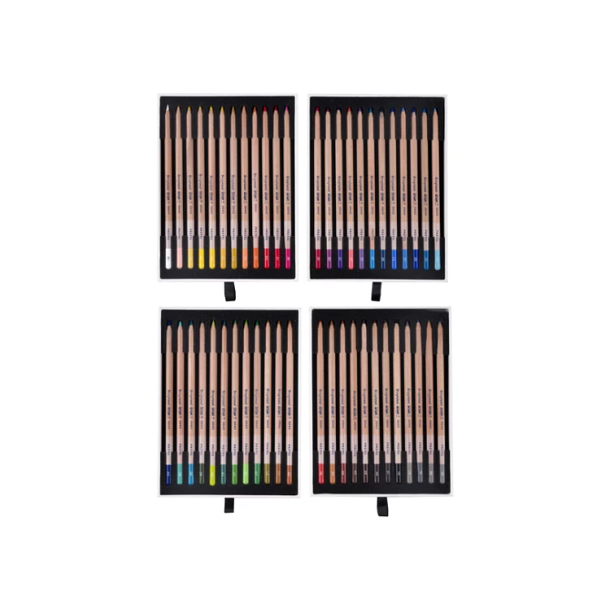 Pastelpotlood Bruynzeel Design met luxe bewaardoos set à 48 kleuren