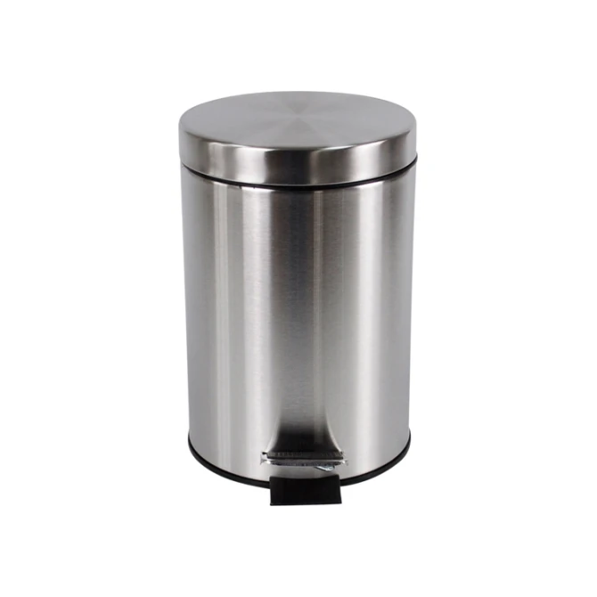 Pedaalemmer BRASQ 12 liter rvs